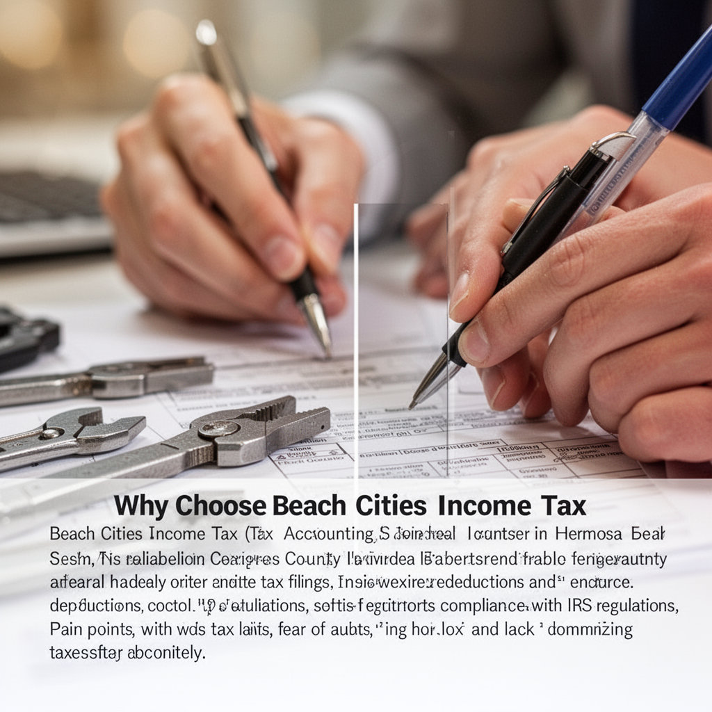 Beach Cities Income Tax professional providing expert tax preparation services in Hermosa Beach, CA